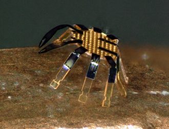 Researchers develop tiny robotic crab that is smaller than a flea