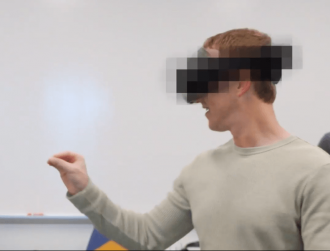 Mark Zuckerberg shows demo of Meta’s mixed reality headset