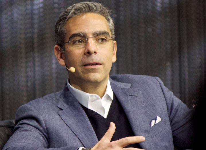 Photo of David Marcus speaking at an event.