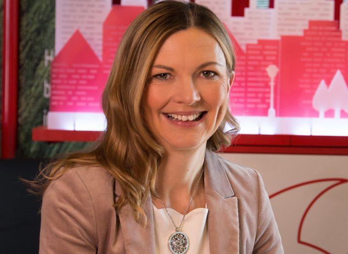 Headshot of Amanda Nelson, incoming CEO of Vodafone Ireland.