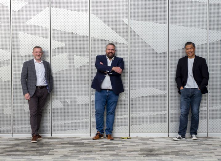 The three men who founded HR tech platform Eppione.