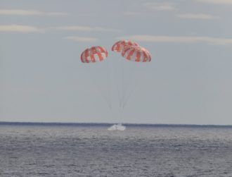 NASA’s Orion capsule splashes to Earth after successful moon mission