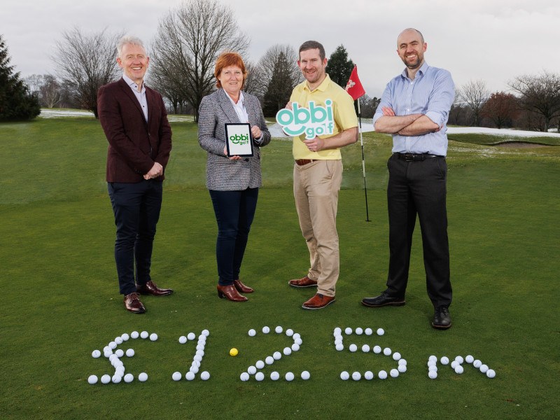 Perangkat lunak golf Irlandia Utara start-up Obbi Golf mengayunkan dana £1,25