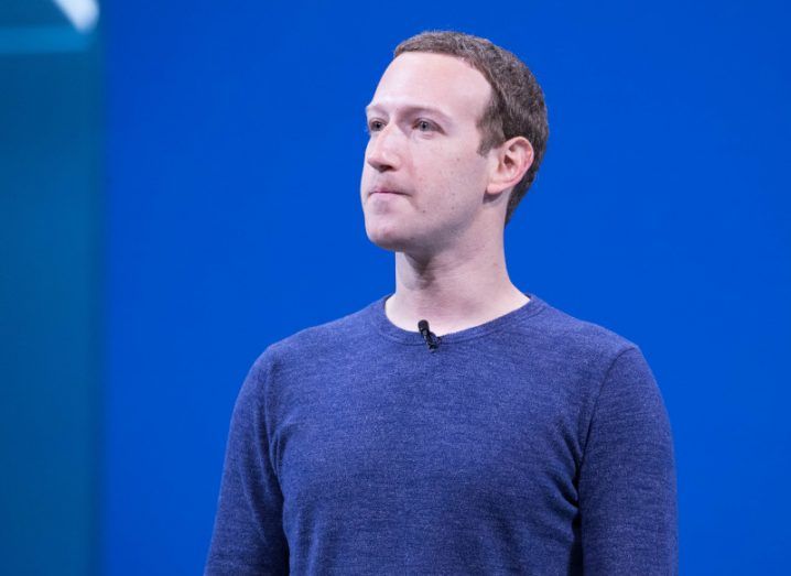 Upper-body photo of Meta CEO Mark Zuckerberg.