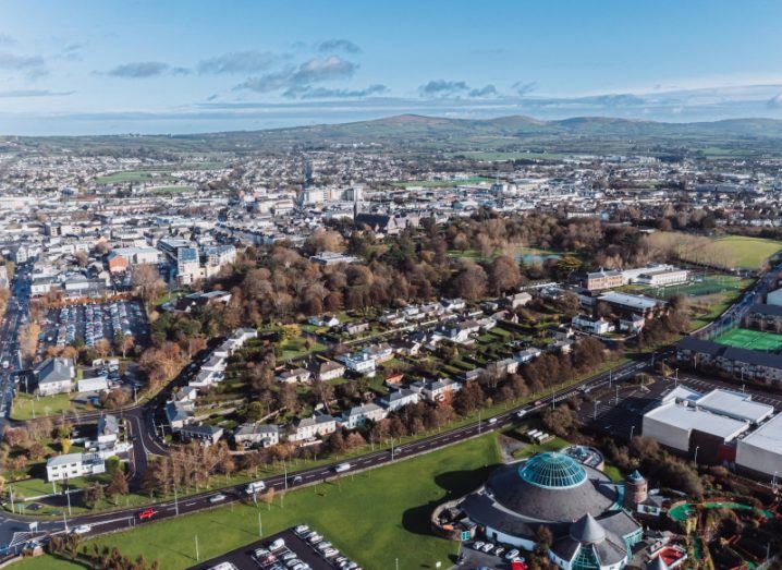 An aerial shot of Tralee, Co Kerry, the approximate location that Astellas hopes to build its new facility.