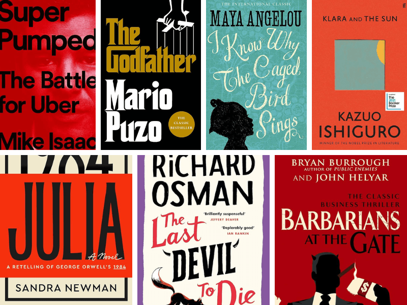 A grid of the covers of books mentioned in this article.