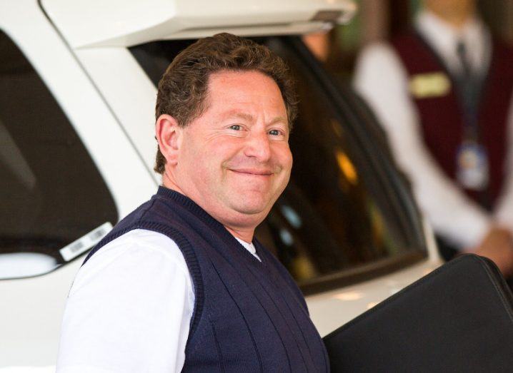 Bobby Kotick, outgoing CEO of Activision Blizzard, smiling at the camera.
