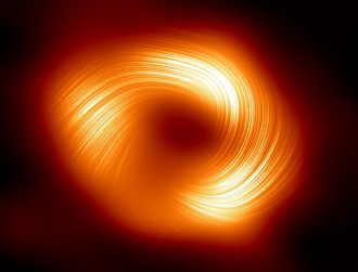 First view of magnetic fields around black hole in our galaxy