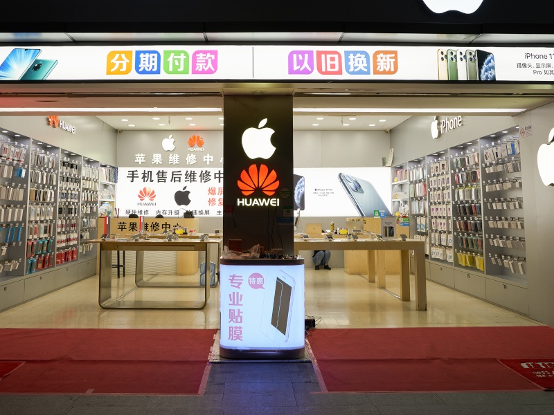 Les ventes d'iPhone en Chine diminuent avec le retour de Huawei