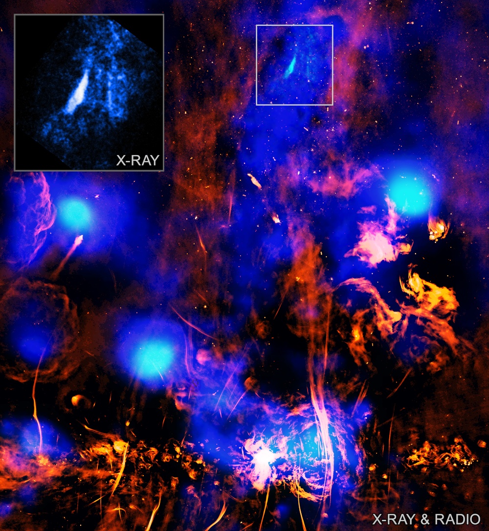 La imagen Chandra de la NASA revela el viento central de nuestra galaxia